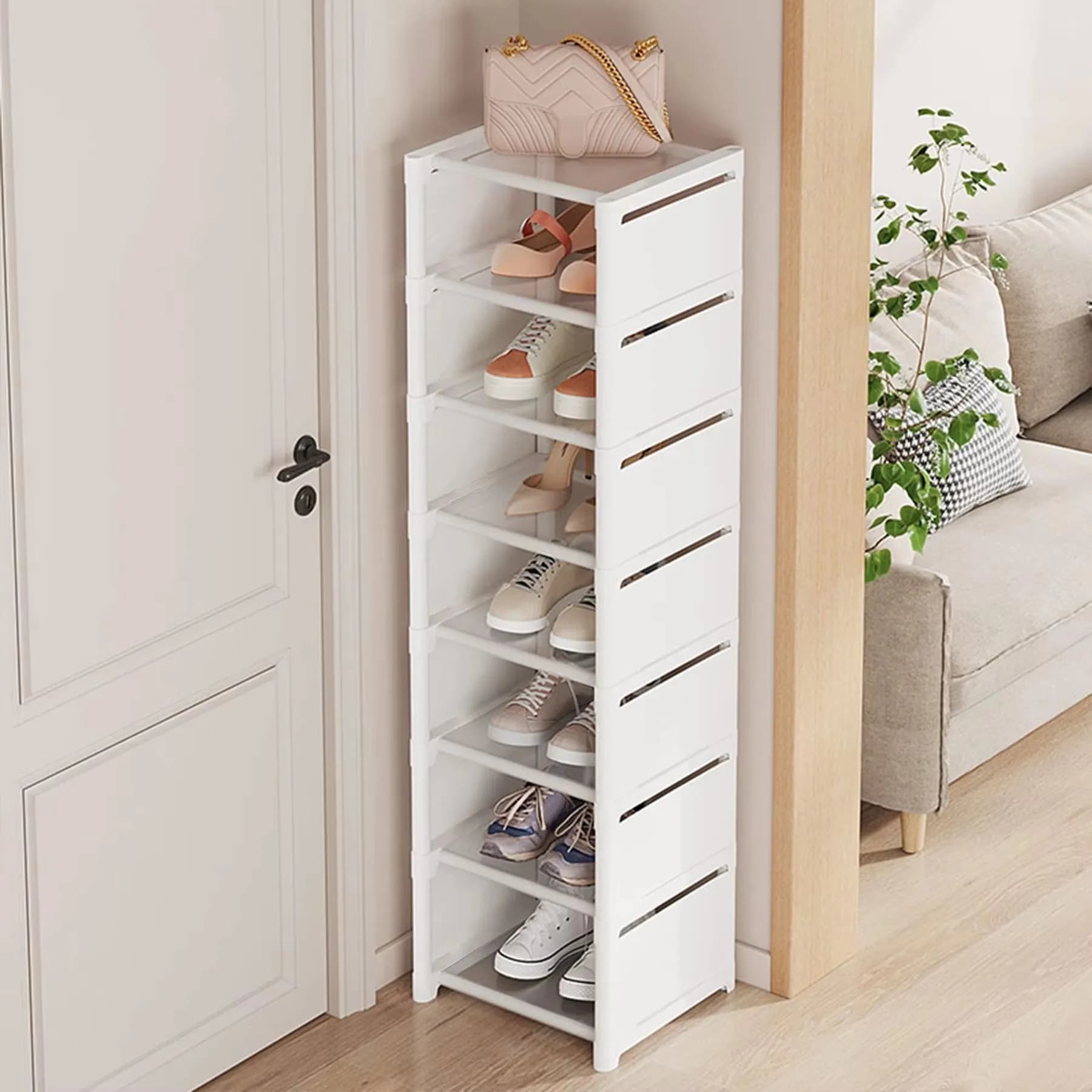 Multi-layer Space-Saving Shoe Rack - Portable & Simple