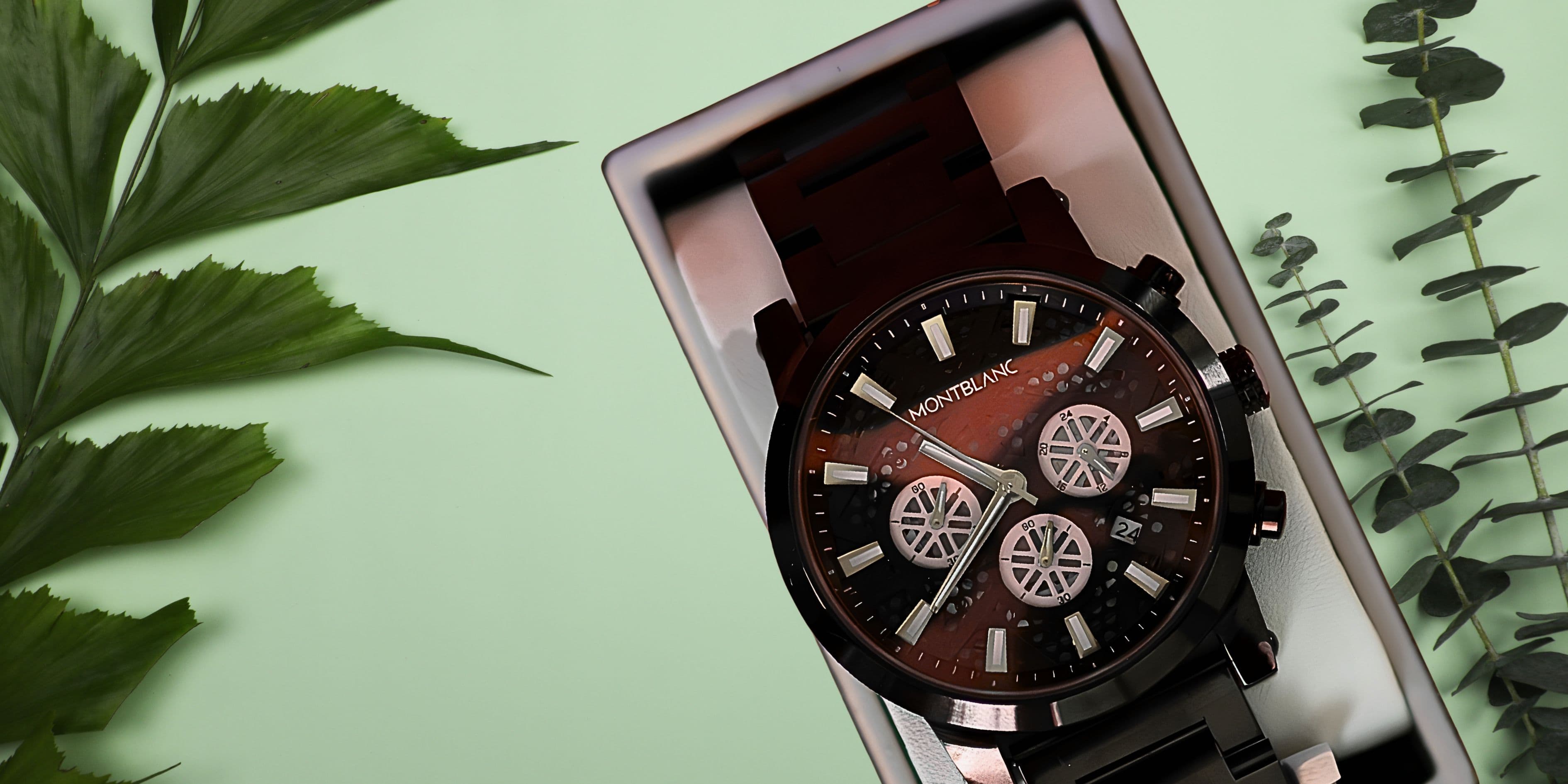 Modern Emporio Armani Automatic Skeleton Dial Watch