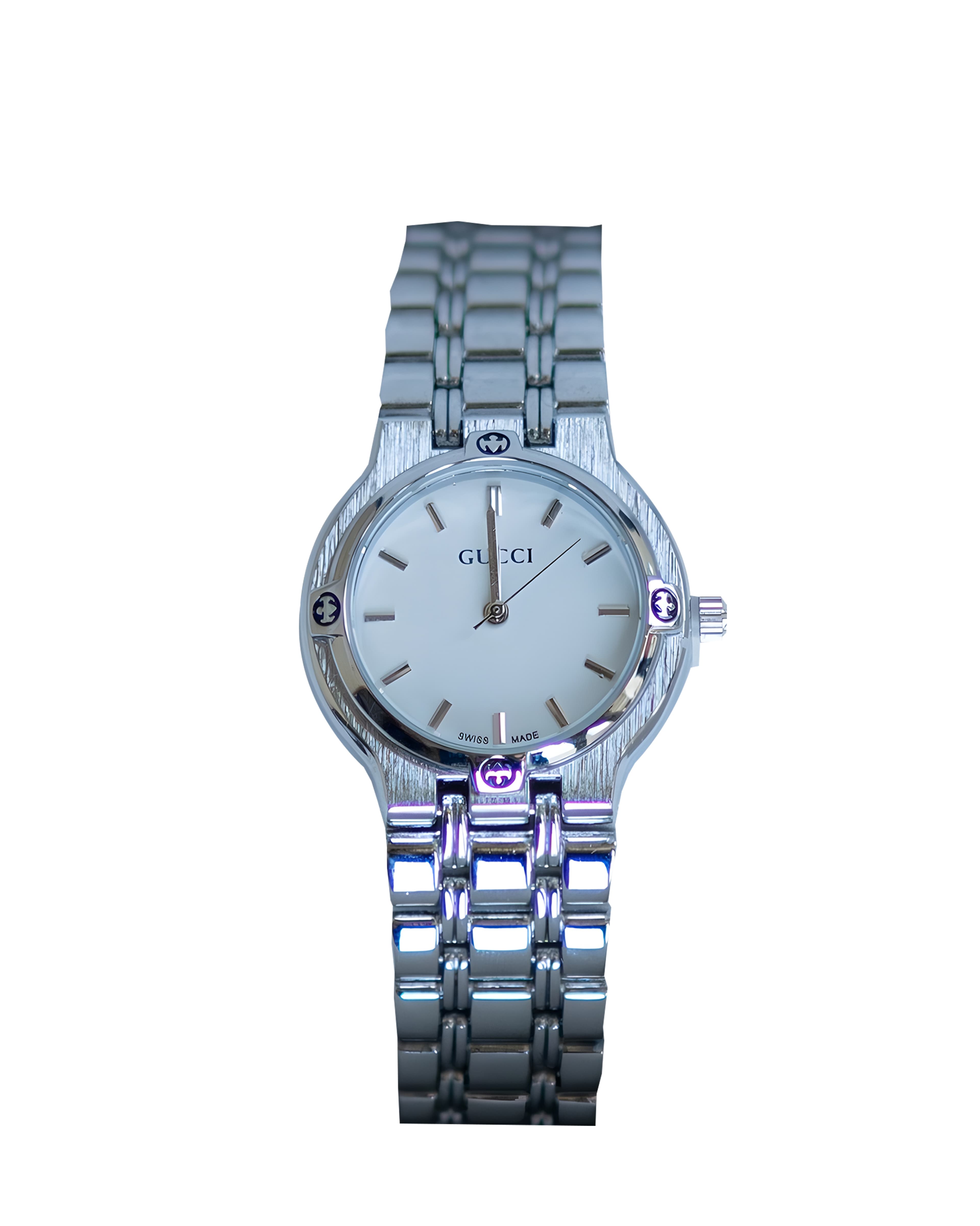 Classic Gucci White Dial Watch