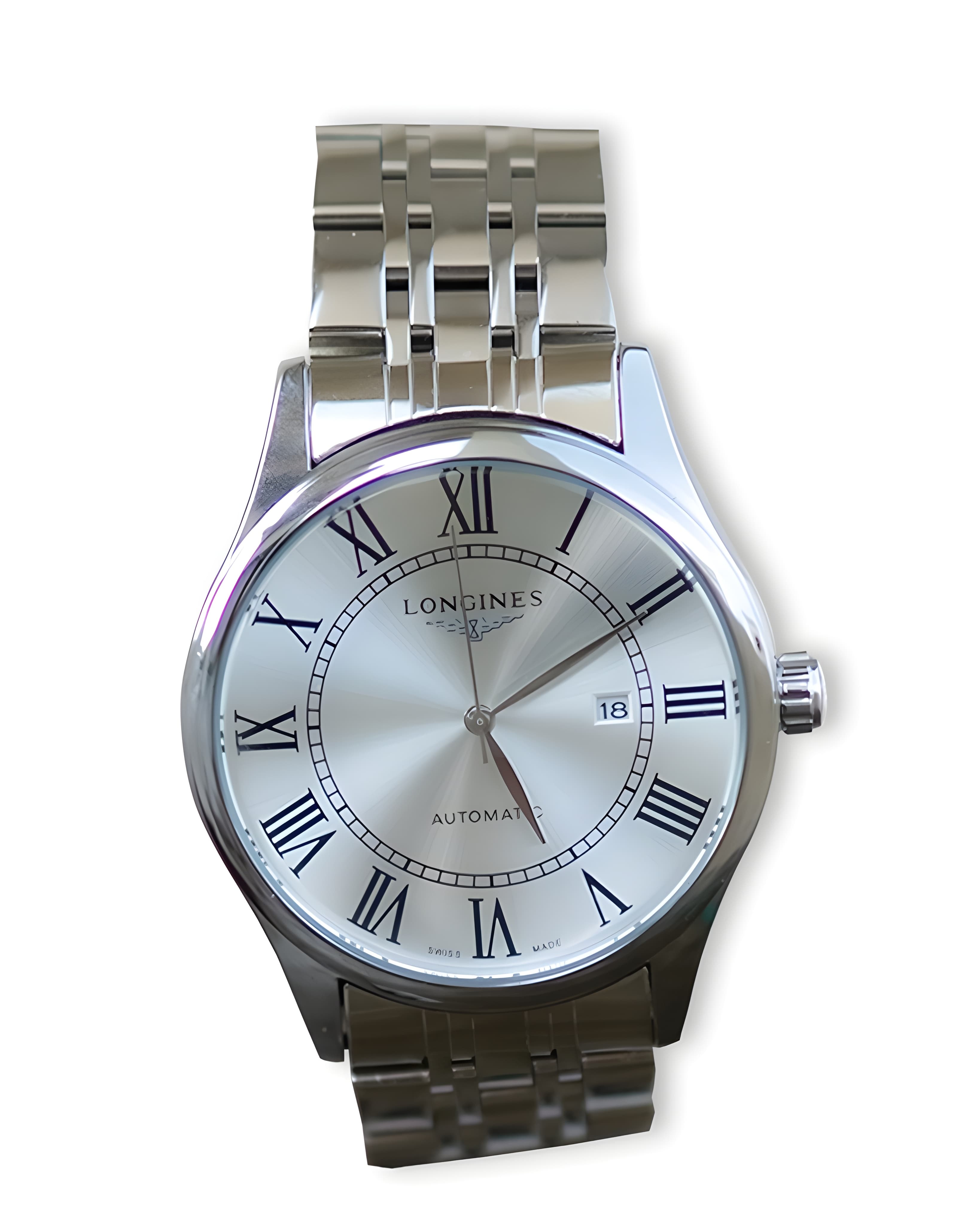 Elegant Silver-Tone LONGINES Watch