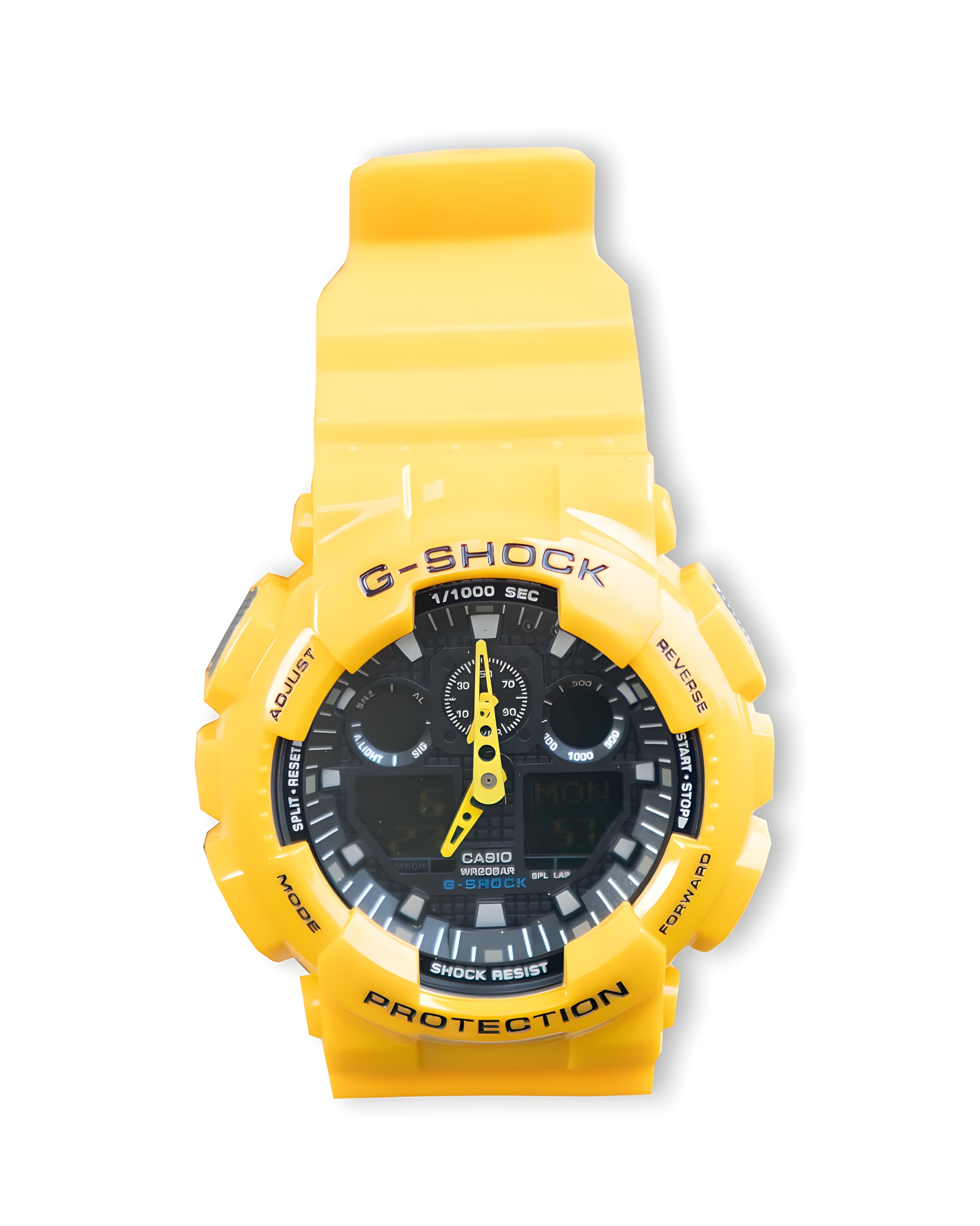 Bold Casio G-Shock GA-100 Yellow
