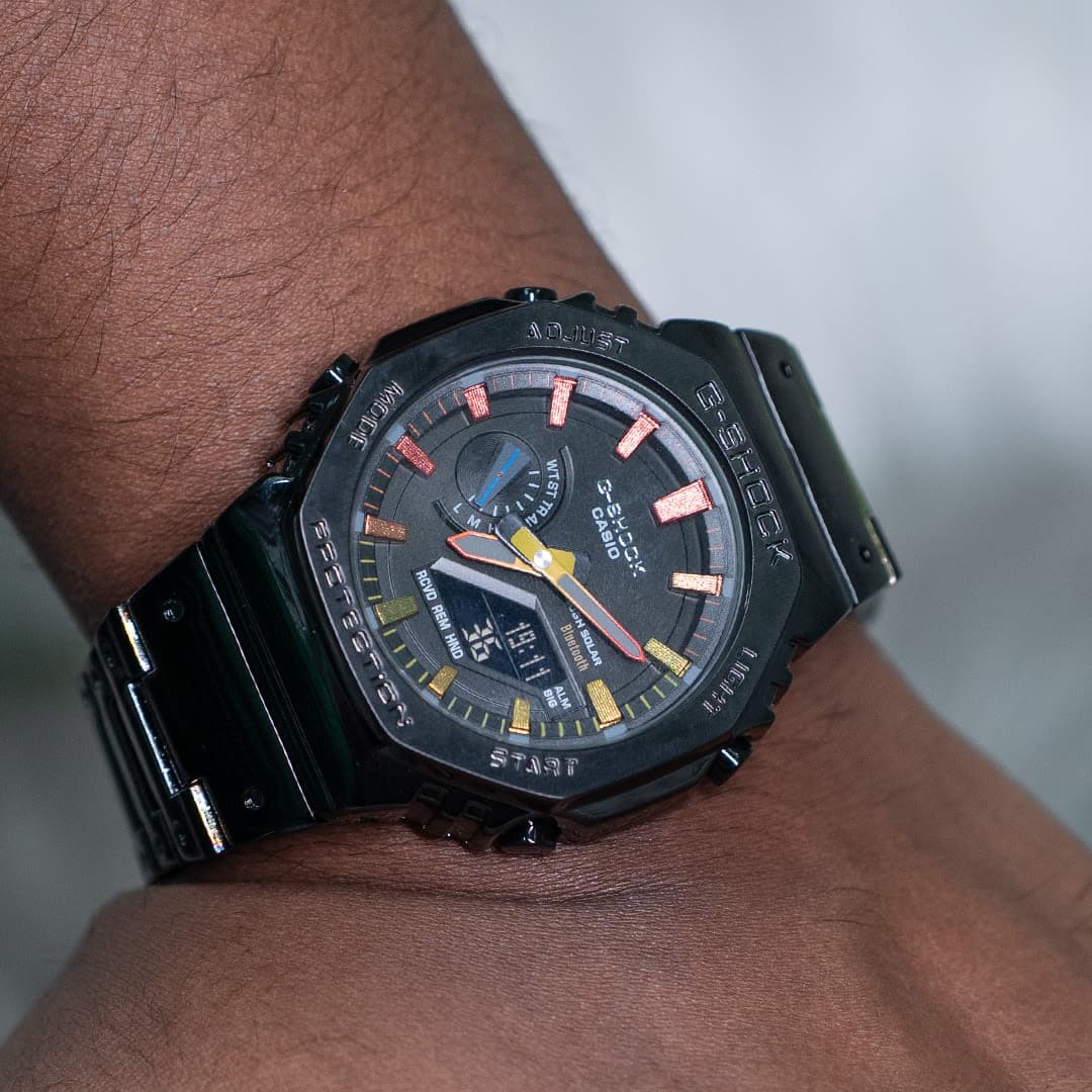 Modern Casio Edifice EQS-930BL Solar Powered Chronograph